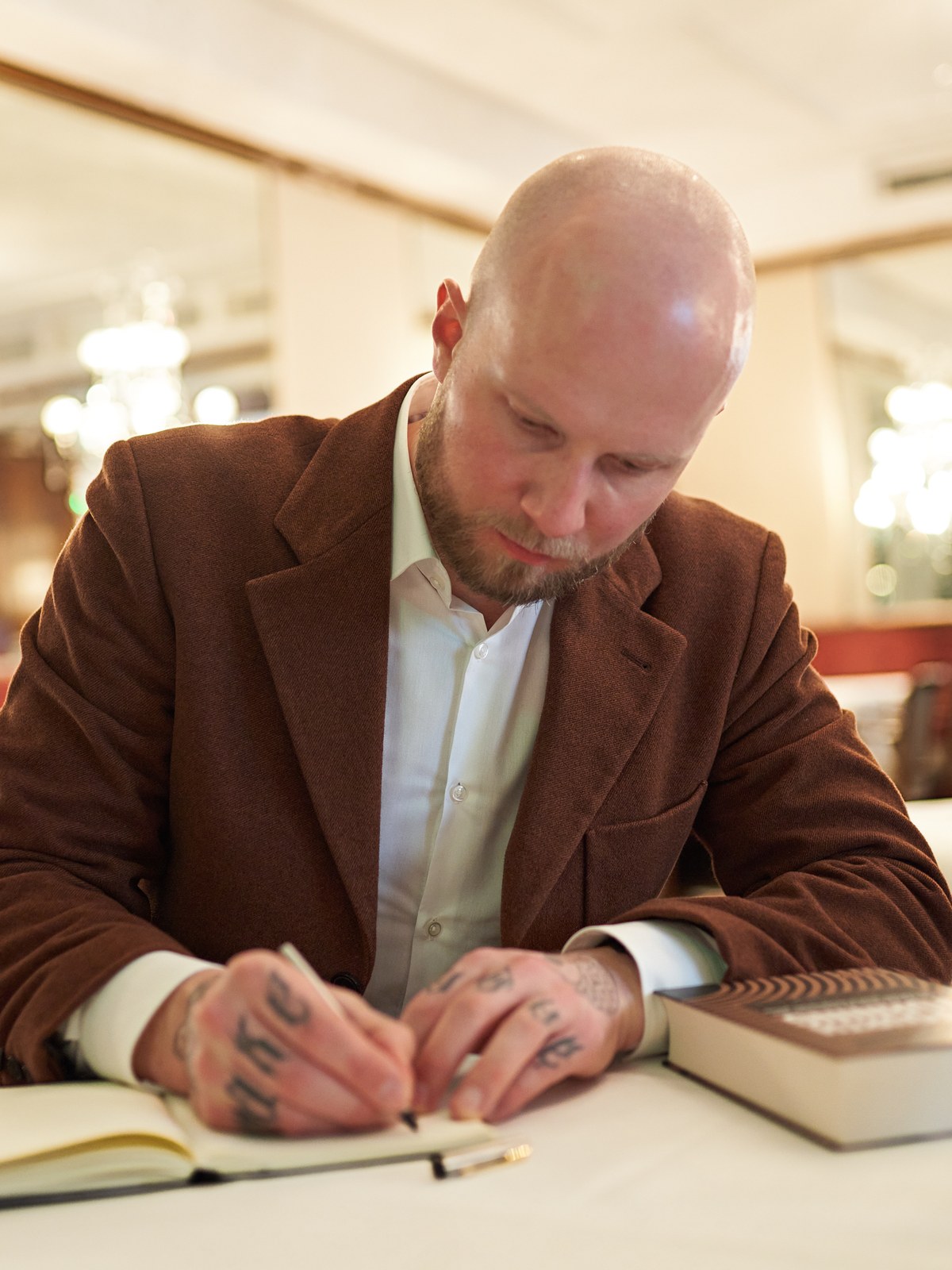 Florian Höper schreibt an einem Buch